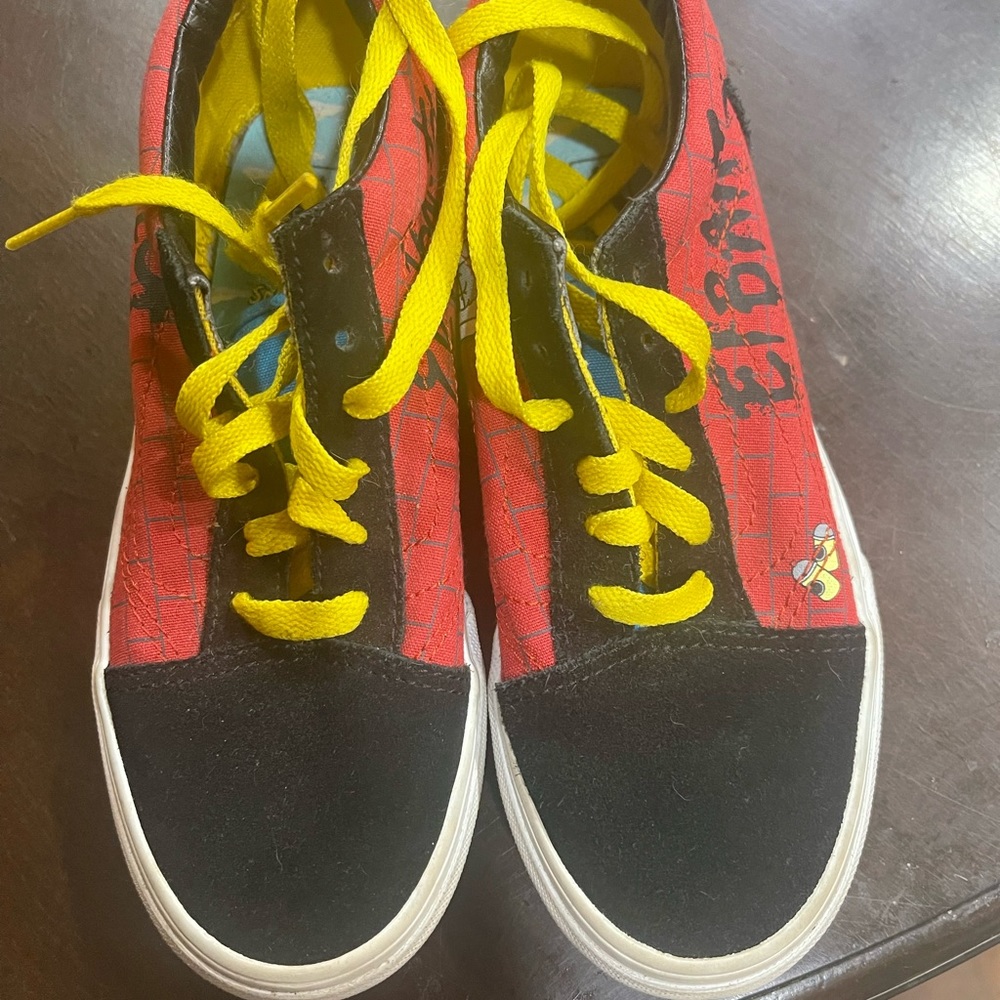 Simpsons Vans “El Barto” sneakers youth size 2